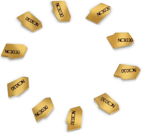 Gtn-2 إدراجات كربيد مطلية بالقصدير - 10 قطعة SP200 لأداة SPB26-2 SPB32-2 أداة قطع الشق للشفرة in Kuwait