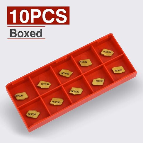 Gtn-2 إدراجات كربيد مطلية بالقصدير - 10 قطعة SP200 لأداة SPB26-2 SPB32-2 أداة قطع الشق للشفرة in Kuwait