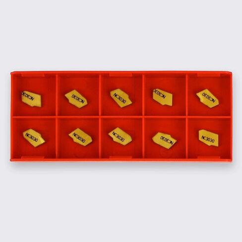 Gtn-2 إدراجات كربيد مطلية بالقصدير - 10 قطعة SP200 لأداة SPB26-2 SPB32-2 أداة قطع الشق للشفرة in Kuwait