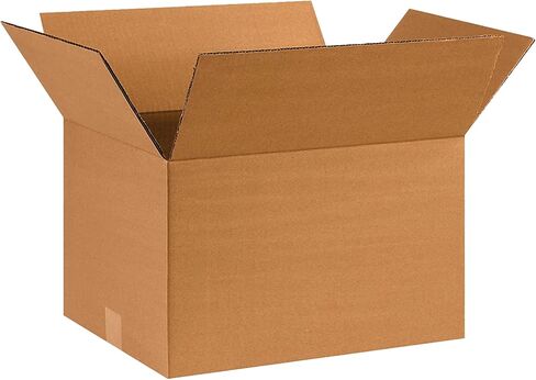 Partners Brand 16 x 12 x 10 Corrugated Cardboard Boxes, 16"L x 12"W x 10"H, Pack of , 25 | Shipping, Packaging, Moving, Storage Box for Business, Strong Wholesale Bulk Boxes 161210 in Kuwait