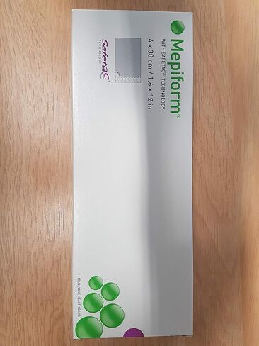 فستان سيليكون ذاتي الالتصاق من ميبيفورم، مقاس 4.6 × 30.48 سم، 5/pkMEPIFORM ذاتي الإمتثال من السيليكون 1.6 × 12 بوصة 5 / pk جودة جيدة للجميع الشحن السريع إلى جميع أنحاء العالم in Kuwait