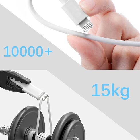 Phone Charger Cord 1m/3.3FT Fast Charging High Speed Data Sync USB Cable Compatible with Phone 1Pack in Kuwait