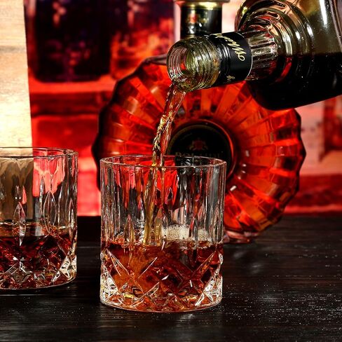 Whiskey Stones Gift Set - Whiskey Glass Set of 2 - Granite Chilling Whiskey Rocks - Scotch Bourbon Box Set - Best Drinking Gifts for Men Dad Husband Birthday Party Holiday Present in Saudi Arabia