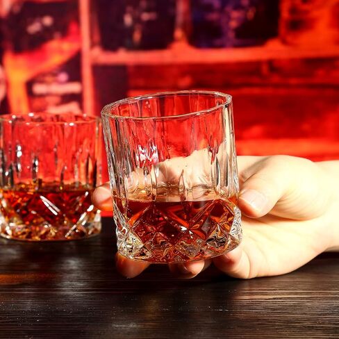 Whiskey Stones Gift Set - Whiskey Glass Set of 2 - Granite Chilling Whiskey Rocks - Scotch Bourbon Box Set - Best Drinking Gifts for Men Dad Husband Birthday Party Holiday Present in Saudi Arabia