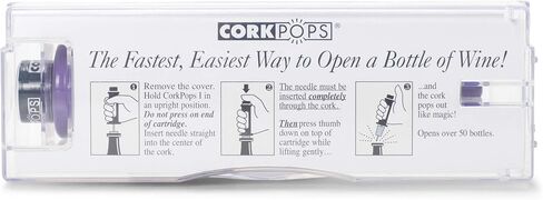 Cork Pops Black 6.5 Inch Original Wine Bottle Opener in Kuwait