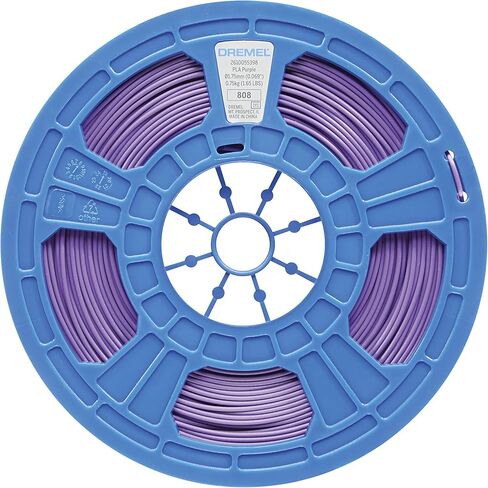 خيوط الطابعة ثلاثية الأبعاد Dremel DigiLab PLA-PUR-01، قطر 1.75 مم، وزن البكرة 0.75 كجم، اللون أرجواني، مزود بتقنية RFID، تركيبة جديدة و50 بالمائة أكثر لكل بكرة in Saudi Arabia