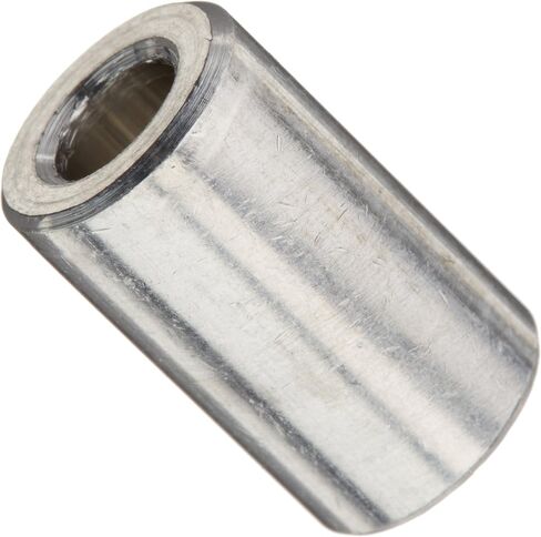 Small Parts 371010RSA Round Spacer, Aluminum, Plain Finish, #10 Screw Size, 3/8" OD, 0.192" ID, 5/8" Length (Pack of 10) in Saudi Arabia