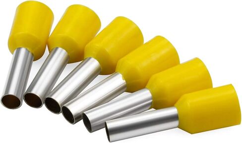 XHF 1000 PCS AWG 14/2.5mm² Wire Ferrules Insulated Copper Crimp Connectors, Crimp Pin Cord End Terminals Blue in Kuwait