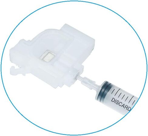 جيجيمي مخمدات طابعة L1800 DTF للطابعة L1800 L1300 L801 L805 L810 L850 L1455 L800 (طول الأنبوب 2 متر)، ابيض وشفاف in Kuwait