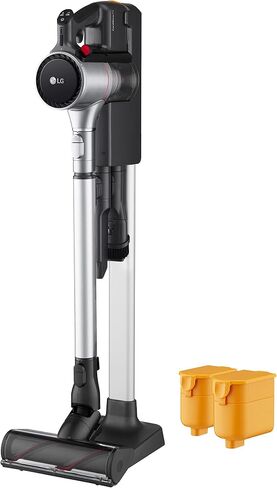 LG CordZero Cordless Stick Vacuum Cleaner, 2 Batteries Up to 120 Minutes [10 Year Motor Warranty] Powerful Cleaning for Carpet, Floor, Hardwood, Pet Hair, Lightweight, High-Capacity Dust Bin, A925KSM in Kuwait