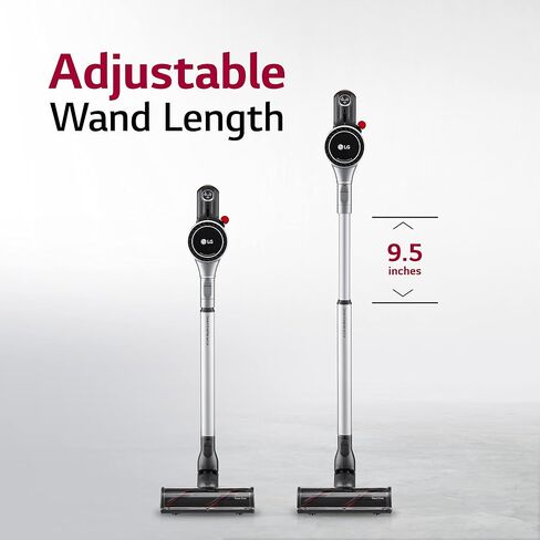 LG CordZero Cordless Stick Vacuum Cleaner, 2 Batteries Up to 120 Minutes [10 Year Motor Warranty] Powerful Cleaning for Carpet, Floor, Hardwood, Pet Hair, Lightweight, High-Capacity Dust Bin, A925KSM in Kuwait
