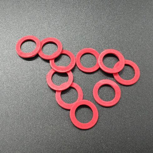 Boeray M2 M3 M4 M5 M6 M8 330 قطعة من الصلب وسادة العزل غسالات الألياف الأحمر الصلب ورقة ميسون طوقا فاصل الفواصل العازلة مجموعة متنوعة in Kuwait