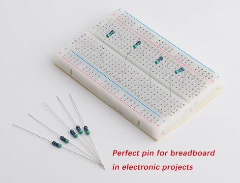 داي مول مجموعة مقاومة 1/4 واط 1% مقاومة غشاء معدني 10 اوم الى 1 متر اوم، مجموعة مقاومة متنوعة لاردوينو راسبيري بي اي للمشاريع الالكترونية ذاتية الصنع مجموعة مقاومات 73 قيمة in Kuwait