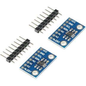 JESSINIE 2Pcs MCP9808 High Accuracy Temperature Thermometer -40°C to +125°C Digital Temperature Sensor Module Accuracy ±0.25°C /0.0625°C Voltage Range 2.7-5.5V Temperature Detector for Arduino in Saudi Arabia