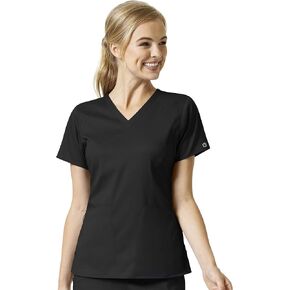 WonderWink Women's Four Pocket V-Neck Scrub Top in Kuwait