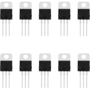 Micro Traders 10pcs LM317 LM317T 3-Terminal Adjustable Voltage Regulators 1.2-37V 1.5A TO-220 Package for Electronic DIY Project Applications in Saudi Arabia