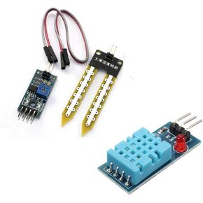 وحدة استشعار رطوبة التربة 5 فولت OlA10018 من اولاتوس مع وحدة استشعار درجة الحرارة الرقمية DHT11 متوافقة مع اردوينو راسبيري PI 8051 PIC in Kuwait