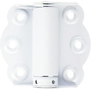 Wright Products V226WH, 2 3/4" Adjustable & Self Closing Door Hinges, Set of 2 Self Closing Hinges and 1 Adjustable Self Closing Hinge, White