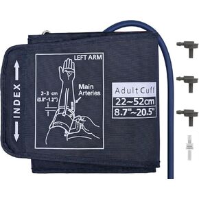 أساور كبيرة جدًا متوافقة مع Omron 9"-21" بوصة (22-52 سم)، أساور ضغط الدم HYINUS XL للبالغين، أساور بديلة BP للذراع الكبيرة in Kuwait
