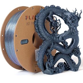 3D Printer Filament, Fast Color Change Rainbow Glitter PLA, Multicolor Glitter PLA Filament 1.75mm±0.03, 1kg/2.2lbs Spool