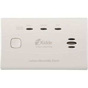 إنذار كاشف أول أكسيد الكربون بدون قلق من Kidde مع بطارية محكمة الغلق لمدة 10 سنوات | الموديل C3010 in Kuwait