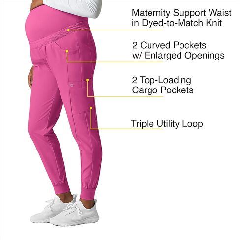 WonderWink Women's Maternity Jogger Pant in Kuwait
