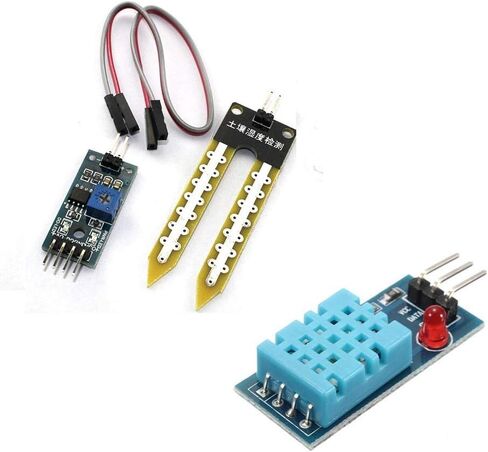 وحدة استشعار رطوبة التربة 5 فولت OlA10018 من اولاتوس مع وحدة استشعار درجة الحرارة الرقمية DHT11 متوافقة مع اردوينو راسبيري PI 8051 PIC in Kuwait