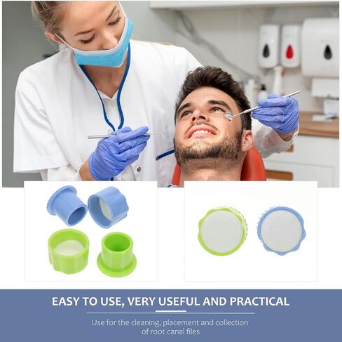 Scicalife File Cleaning Sponge, File Clean Stand Holder Sponge Refill Root Canal Files Holder(2pcs) in Saudi Arabia