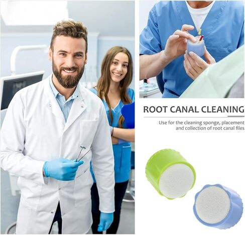 Scicalife File Cleaning Sponge, File Clean Stand Holder Sponge Refill Root Canal Files Holder(2pcs) in Saudi Arabia