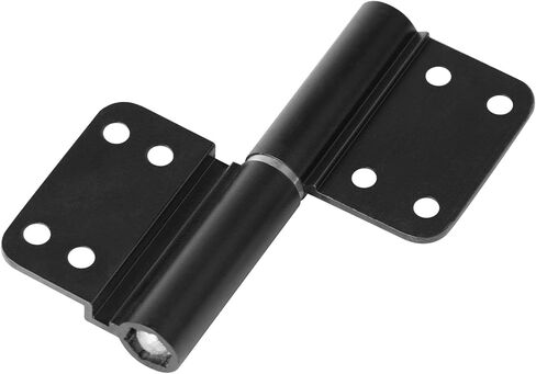 6 قطع 3-3/4 انش من خليط معدني من الالومنيوم الاسود لرفع الابواب، مفصلات باب الحمام، مفصلات ابواب اوفست قابلة للازالة لابواب خزانة المطبخ in Kuwait