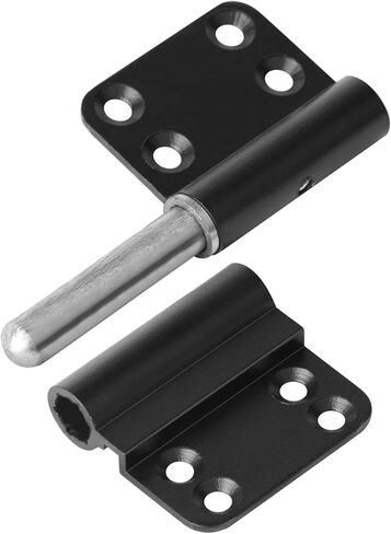 6 قطع 3-3/4 انش من خليط معدني من الالومنيوم الاسود لرفع الابواب، مفصلات باب الحمام، مفصلات ابواب اوفست قابلة للازالة لابواب خزانة المطبخ in Kuwait