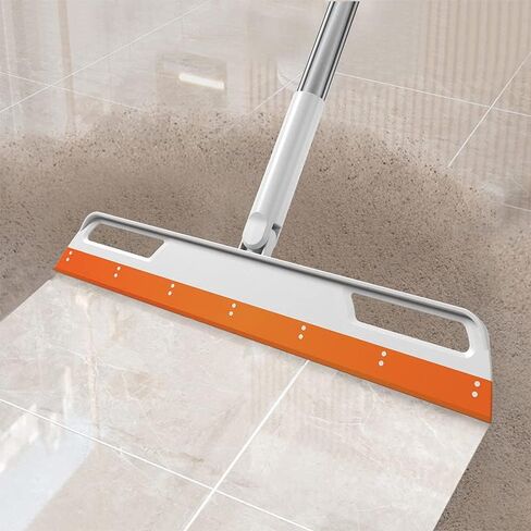 Floor Squeegee Broom for Water and Pet Hair Sweeper Wiper Silicone Broom Rubber Multifunction Magic Broom with 4-in-1 Long Handle in Kuwait