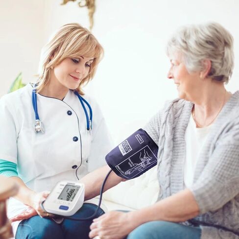 أساور كبيرة جدًا متوافقة مع Omron 9"-21" بوصة (22-52 سم)، أساور ضغط الدم HYINUS XL للبالغين، أساور بديلة BP للذراع الكبيرة in Kuwait