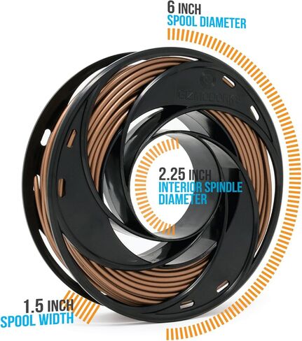 Gizmo Dorks Nylon Filament for 3D Printers 1.75mm 200g, Natural Clear in Kuwait