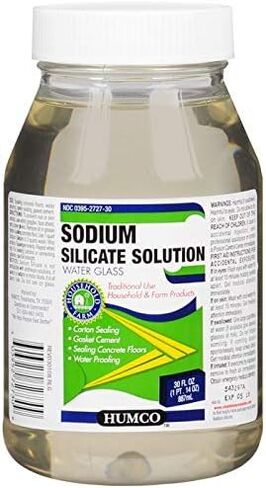 محلول سيليكات الصوديوم القابل للتجميد، 40%، 30 أونصة لكل مرطبان in Kuwait