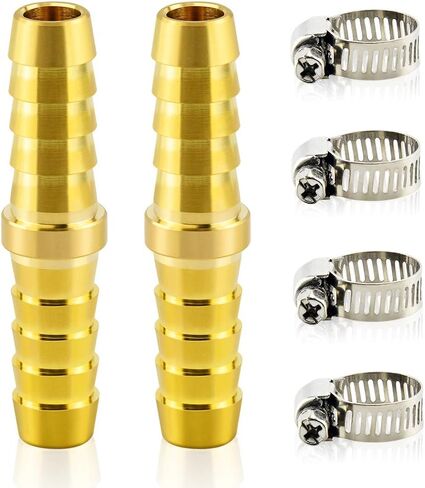 TAILONZ PNEUMATIC Union 3/8 بوصة شائكة × 3/8 بوصة أداة ربط خرطوم نحاسي مناسبة لوصل النجار (عبوة من 10) in Saudi Arabia