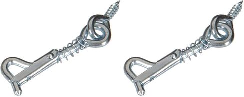 أساسيات الأجهزة 852773 خطاف أمان ومزلاج عين زنك 2 بوصة، عدد 1 (عبوة من 1) in Kuwait