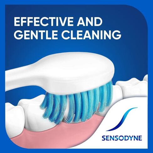 Sensodyne Sensitive Toothbrush Soft Sensitive Teeth, 3 Count (Pack of 2) in Saudi Arabia