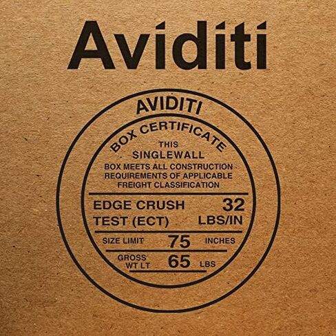 صناديق شحن AVIDITI متوسطة الحجم 28 بوصة طول × 24 بوصة عرض × 6 بوصة ارتفاع، 10 عبوات | صندوق من الورق المقوى المموج للتعبئة والنقل والتخزين 28 × 24 × 6 in Kuwait