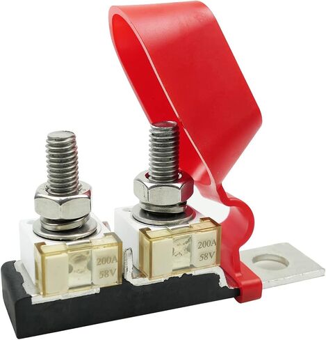 MRBF Terminal Fuse Block with Fuse, Single Stud 5/16" (M8) Compact Marine Rated Battery Fuse, 200A 58V DC Maximum in Kuwait
