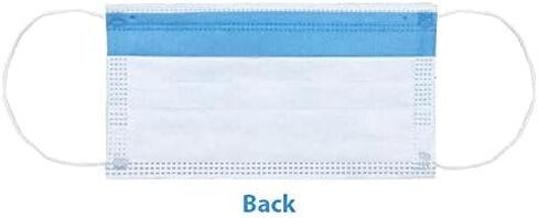 أقنعة الوجه BAYLAB USA ASTM المستوى 3 المضادة للضباب للاستعمال مرة واحدة مكونة من 3 طبقات، أزرق داكن، عبوة من 50 قطعة in Kuwait