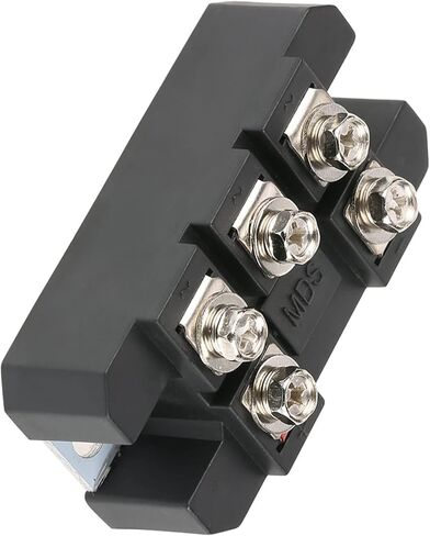 MDS100A Black Three Phase Diode Bridge Rectifier, Current Monitoring Relays, 100A Amp High Power 1600V, for Power Supply in Kuwait