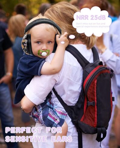 PROHEAR 032 حماية الأذن للأطفال - أغطية أذن لسماعات الرأس المانعة للضوضاء للتوحد والأطفال الصغار والأطفال - برتقالي in Kuwait
