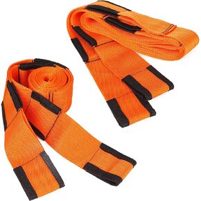 Cartman Lifting and Moving Straps for Furniture, Appliances, Mattresses or Heavy Objects up to 1200 Pounds, 3"*11.3 Feet, 1 Pair