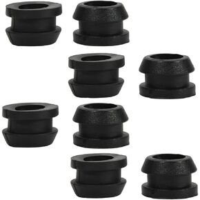Fielect 50Pcs Rubber Grommets Wire Protector 6mm Inner Dia Oil Resistant Armature Rubber Grommets for Wiring in Saudi Arabia