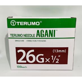 Terum 26G x ½ inch (0.45x13mm) 100 EachPack in Saudi Arabia