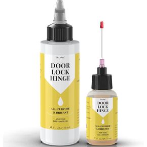 مجموعة زيوت تشحيم لمفصلات الباب | مجموعة ابرة 4 اونصة + 1 اونصة، زيت تشحيم مفصل الباب المطور، زيت تشحيم طويل الامد للابواب والمفصلات والقفل والادوات والدراجات من كيو سي شيب in Kuwait