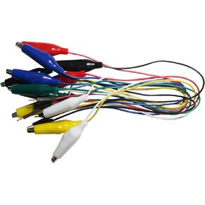 مجموعة الرصاص الاختبارية، مشبك التمساح إلى دبوس ضفيرة 2.54 مم in Kuwait