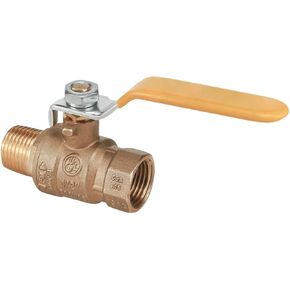 Midline Valve 822MF23-5 Premium Copper Full Port Ball Valve 1 "FIP x MIP (5 حزم)، 1 in Kuwait