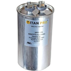 غطاء تشغيل مزدوج لمحرك TITAN PRO، 60/5 MFD، 370-440 فولت (TRCFD605) in Kuwait